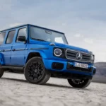 The Mercedes G580 equipped with EQ Technology can reach 62 miles per hour in 4.7 seconds.