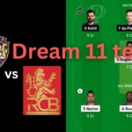 KKR vs RCB: Dream 11 fantasy team, players performances, recent stats, recent forms