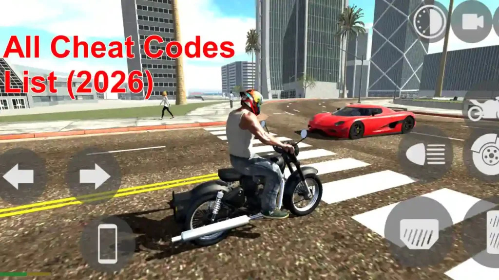Indian Bike Driving 3D all cheat codes
