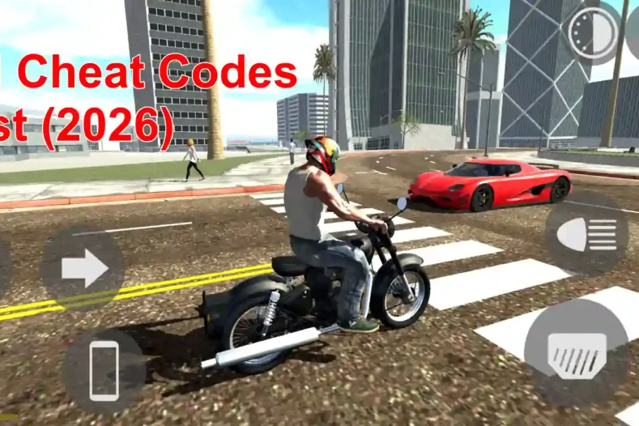 Indian Bike Driving 3D all cheat codes